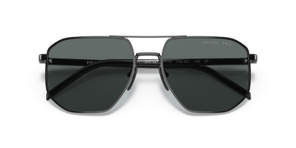 Prada Sunglasses Black-Polar Dark Grey | Prada PR 59YS Black-Polar Dark Grey