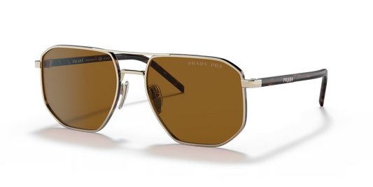 Prada PR 59YS Gold-Brown Sunglasses