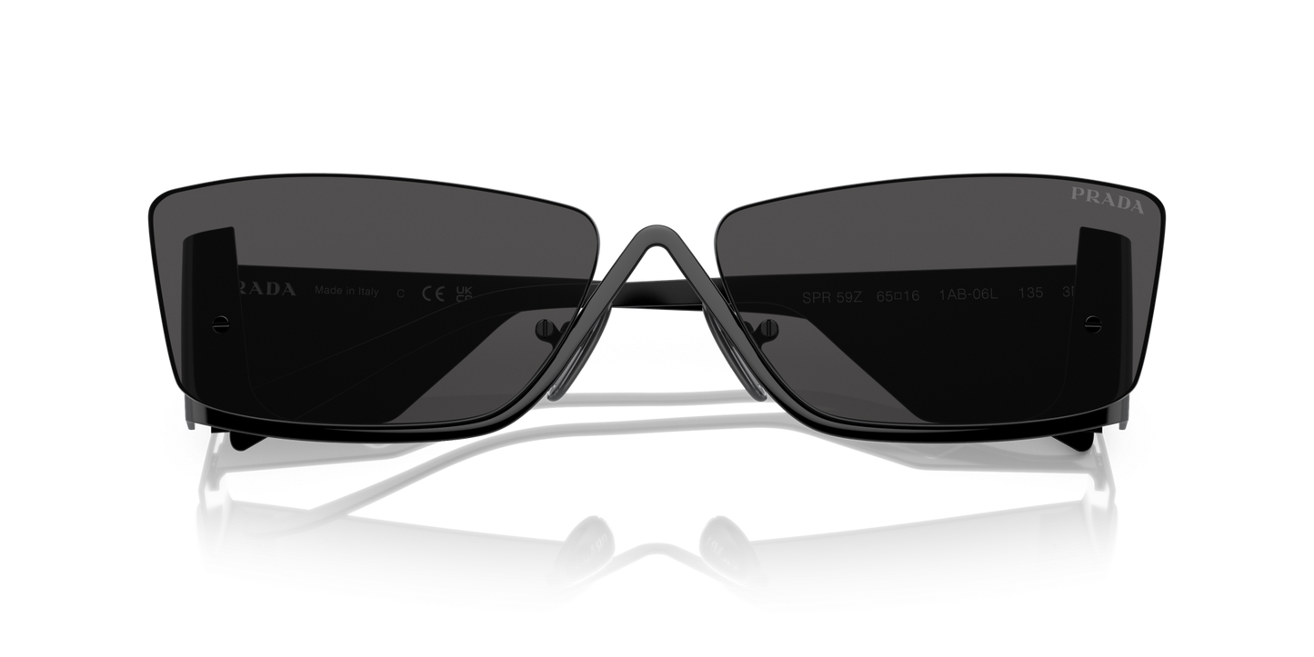 Prada Sunglasses Black-Dark Grey | PRADA PR 59ZS Black-Dark Grey