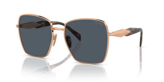 Prada Sunglasses Pink Gold-Dark Grey | PRADA PR 64ZS Pink Gold-Dark Grey