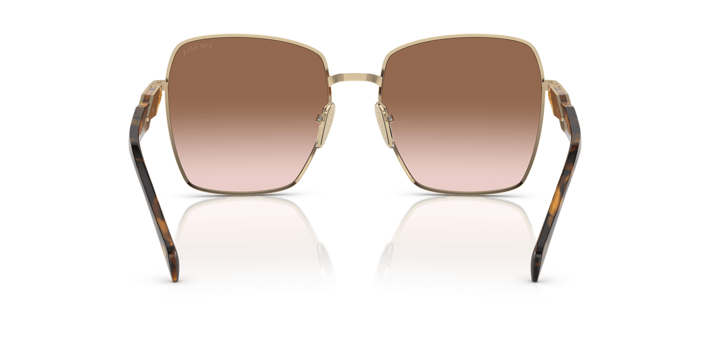 Prada sunglasses in light brown-gold color | PRADA PR 64ZS Pale Gold-Brown Gradient