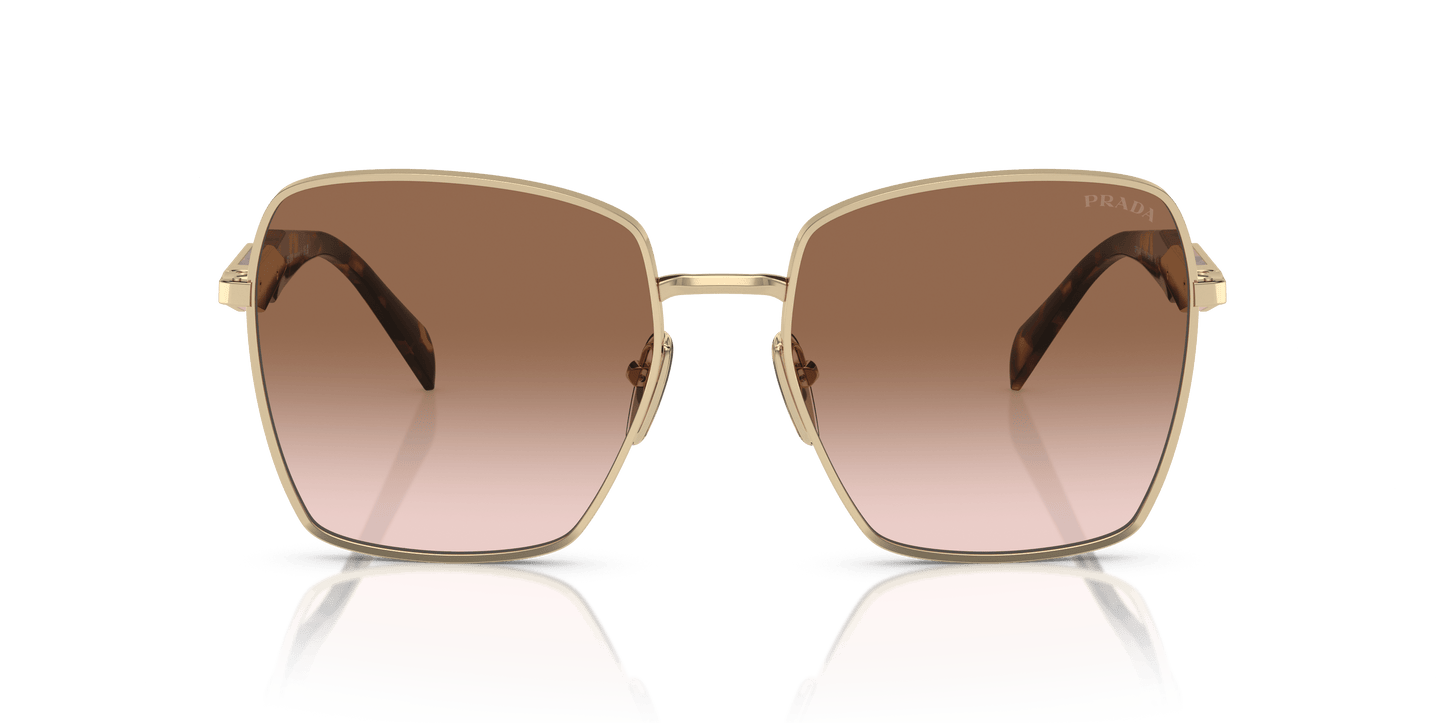 Prada sunglasses in light brown-gold color | PRADA PR 64ZS Pale Gold-Brown Gradient