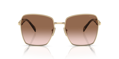 Prada sunglasses in light brown-gold color | PRADA PR 64ZS Pale Gold-Brown Gradient