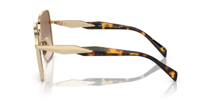 Prada sunglasses in light brown-gold color | PRADA PR 64ZS Pale Gold-Brown Gradient