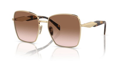Prada sunglasses in light brown-gold color | PRADA PR 64ZS Pale Gold-Brown Gradient