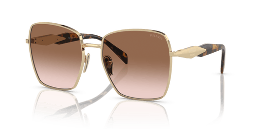 Prada sunglasses in light brown-gold color | PRADA PR 64ZS Pale Gold-Brown Gradient