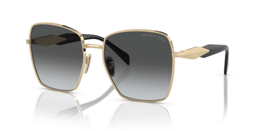 Prada Sunglasses Pale Gold-Polar Grey Gradient | PRADA PR 64ZS Pale Gold-Polar Grey Gradient