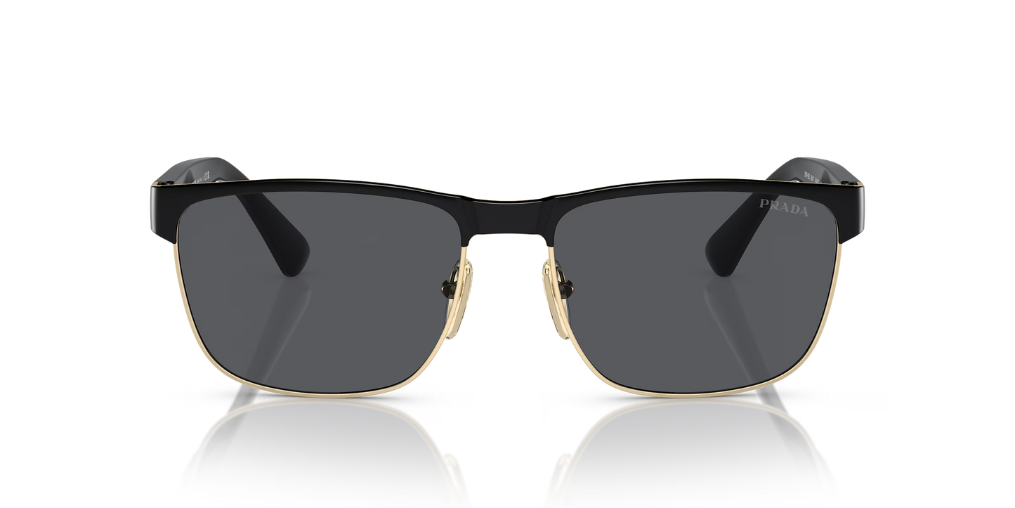 Prada PR 66ZS Black-Transparent Sunglasses