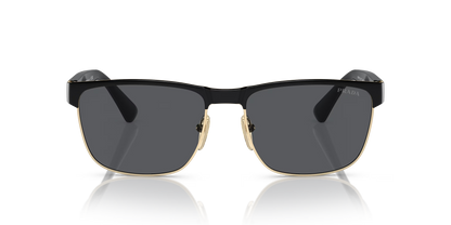 Prada PR 66ZS Black-Transparent Sunglasses