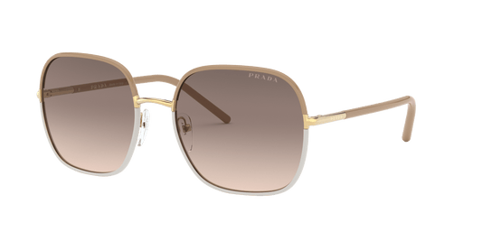 Prada Sunglasses Beige-Light Brown Gradient Light Grey | PRADA PR 67XS Beige-Light Brown Gradient Light Grey