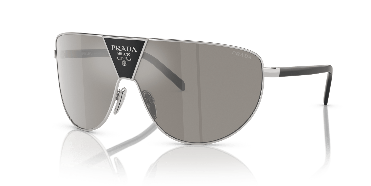 Prada Sunglasses Mirror Silver-Light Grey Silver | PRADA PR 69ZS Silver-Light Grey Mirror Silver