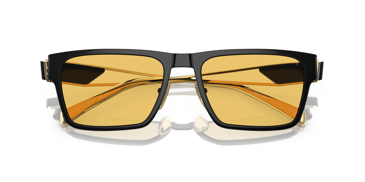 Prada Sunglasses Black-Yellow | Prada PR 71ZS Black-Yellow