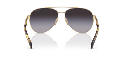 משקפי שמש של פראדה זהב בהיר-גרדיינט | PRADA PR 73ZS Pale Gold-Grey Gradient