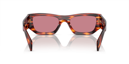 משקפי שמש פראדה הוואנה סגול אדום-כהה | PRADA PR A01S Havana Red-Dark Violet