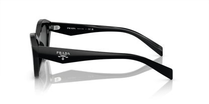 משקפי שמש פראדה שחור-אפור כהה | PRADA PR A02S Black-Dark Grey