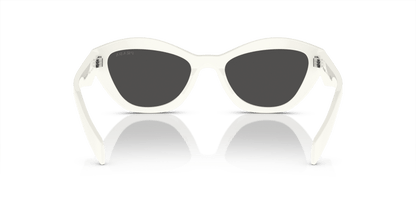 Prada Sunglasses White-Dark Grey | PRADA PR A02S White-Dark Grey