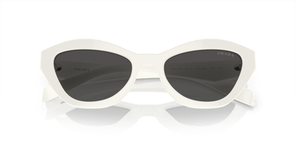 Prada Sunglasses White-Dark Grey | PRADA PR A02S White-Dark Grey