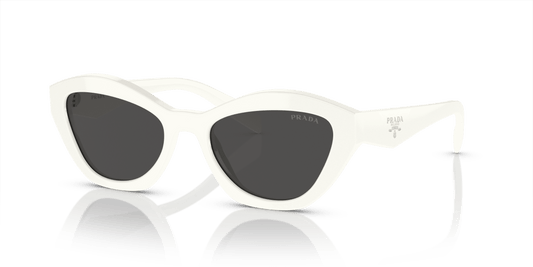 Prada Sunglasses White-Dark Grey | PRADA PR A02S White-Dark Grey