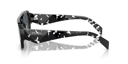 משקפי שמש פראדה צב שחור קריסטל-אפור כהה | Prada PR A05S Tortoise Black Crystal-Dark Grey