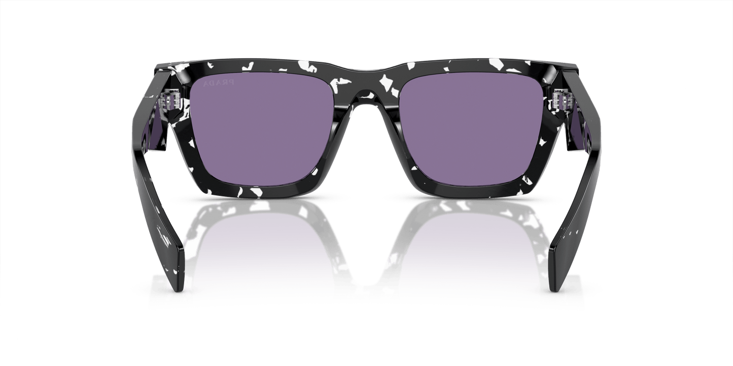 Prada Sunglasses Tortoise Black Crystal-Violet Mirror Internal Silver | Prada PR A06S Tortoise Black Crystal-Violet Mirror Internal Silver