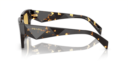 Prada Sunglasses Tortoise Black Malt-Yellow | Prada PR A06S Tortoise Black Malt-Yellow