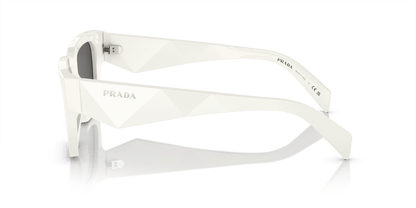 משקפי שמש פראדה טלק-אפור כהה | Prada PR A06S Talc-Dark Grey