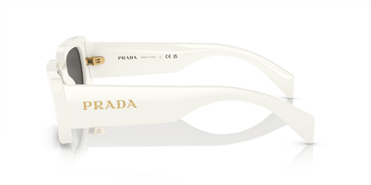 Prada Sunglasses Talc-Dark Grey | PRADA PR A07S Talc-Dark Grey