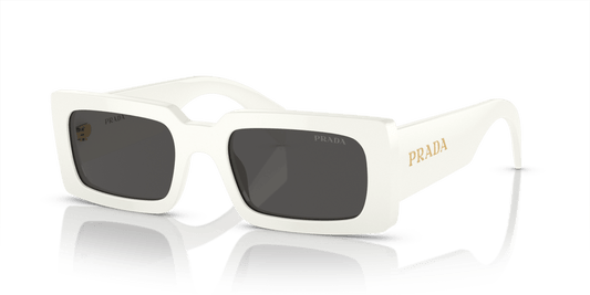 Prada Sunglasses Talc-Dark Grey | PRADA PR A07S Talc-Dark Grey
