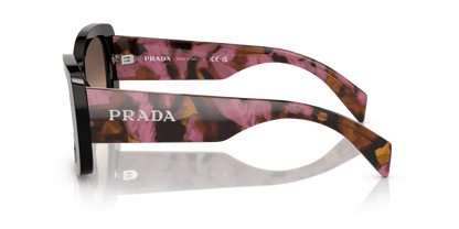 משקפי שמש פראדה מהגוני-חום גרדיינט גריי | PRADA PR A08S Mahogany-Brown Gradient Grey