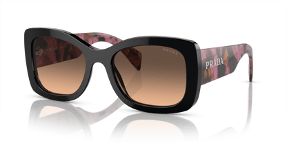 משקפי שמש פראדה מהגוני-חום גרדיינט גריי | PRADA PR A08S Mahogany-Brown Gradient Grey