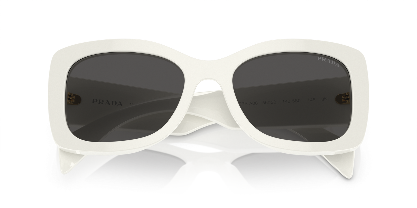 Prada Sunglasses Talc-Dark Grey | PRADA PR A08S Talc-Dark Grey