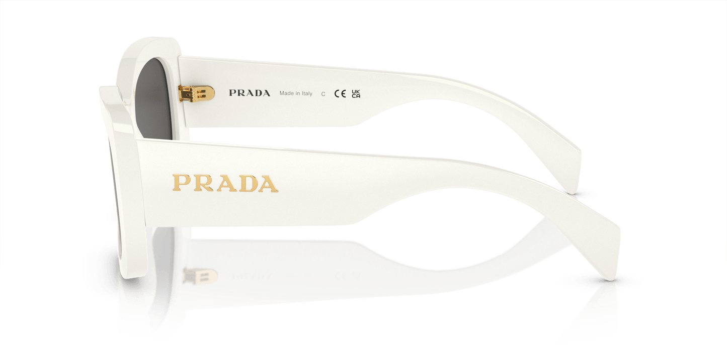 Prada Sunglasses Talc-Dark Grey | PRADA PR A08S Talc-Dark Grey