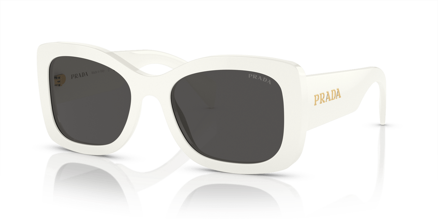 Prada Sunglasses Talc-Dark Grey | PRADA PR A08S Talc-Dark Grey