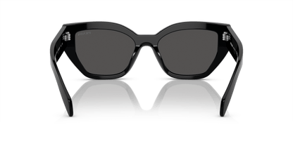 משקפי שמש פראדה שחור-אפור כהה | PRADA PR A09S Black-Dark Grey