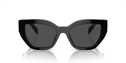 משקפי שמש פראדה שחור-אפור כהה | PRADA PR A09S Black-Dark Grey
