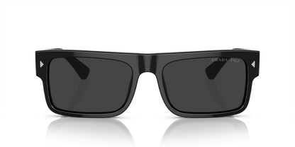 משקפי שמש פראדה שחור-פולאר שחור | Prada PR A10S Black-Polar Black