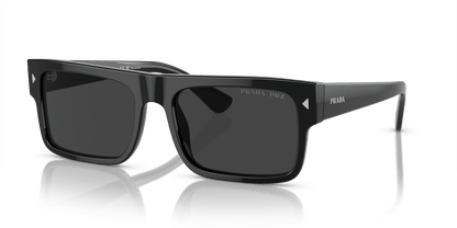 משקפי שמש פראדה שחור-פולאר שחור | Prada PR A10S Black-Polar Black