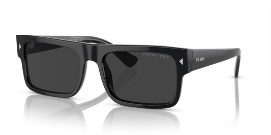 Prada Sunglasses Black-Polar Black | Prada PR A10S Black-Polar Black