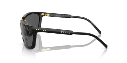 משקפי שמש פראדה שחור-אפור כהה | PRADA PR A11S Black-Dark Grey