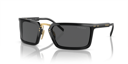 משקפי שמש פראדה שחור-אפור כהה | PRADA PR A11S Black-Dark Grey