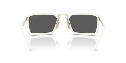 משקפי שמש פראדה לבן-אפור כהה | PRADA PR A11S White-Dark Grey