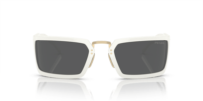 משקפי שמש פראדה לבן-אפור כהה | PRADA PR A11S White-Dark Grey
