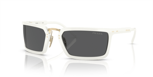 Prada Sunglasses White-Dark Grey | PRADA PR A11S White-Dark Grey