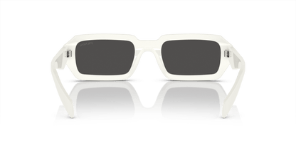 Prada Sunglasses White-Dark Grey | PRADA PR A12S White-Dark Grey