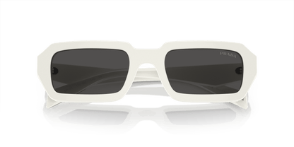 Prada Sunglasses White-Dark Grey | PRADA PR A12S White-Dark Grey