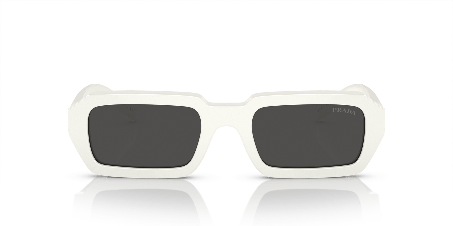 Prada Sunglasses White-Dark Grey | PRADA PR A12S White-Dark Grey