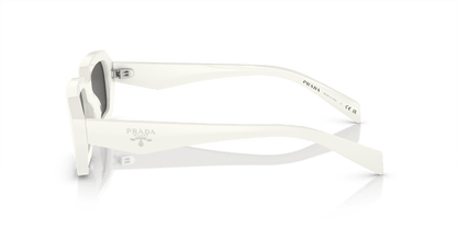 Prada Sunglasses White-Dark Grey | PRADA PR A12S White-Dark Grey