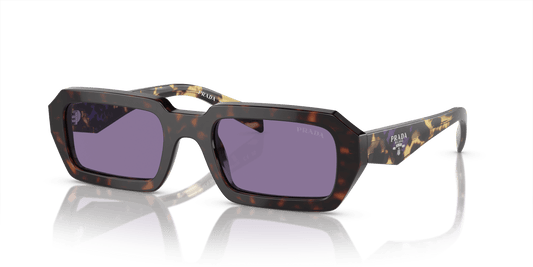 Prada Sunglasses Violet Mirror Silver Internal | PRADA PR A12S Havana-Violet Mirror Silver Internal