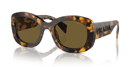 Prada Honey Tortoise-Dark Brown Sunglasses | PRADA PR A13S Honey Tortoise-Dark Brown