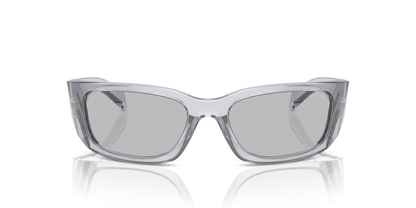 Prada Sunglasses Transparent Grey-Light Grey | PRADA PR A14S Transparent Grey-Light Grey